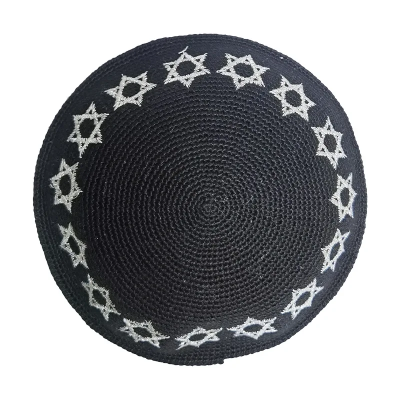 Под заказ, хлопок kippah замша kippot yarmulke, Еврейский Бархат kippah