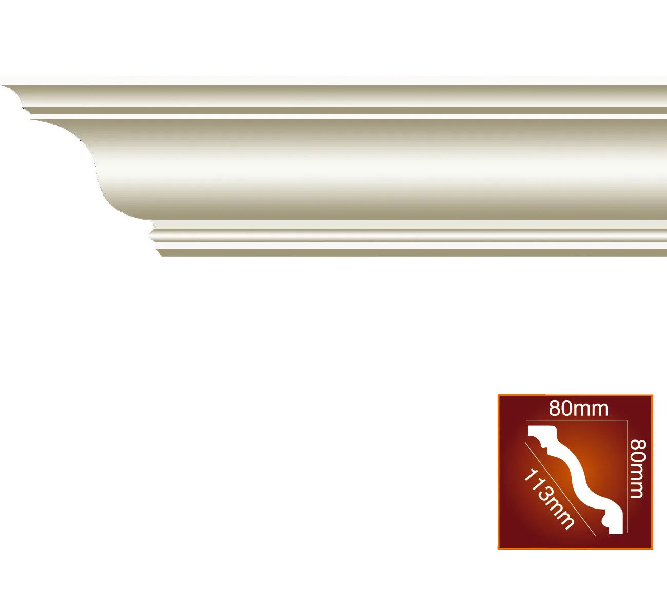 Factory Price PU Crown Decorative Cornice Moulding