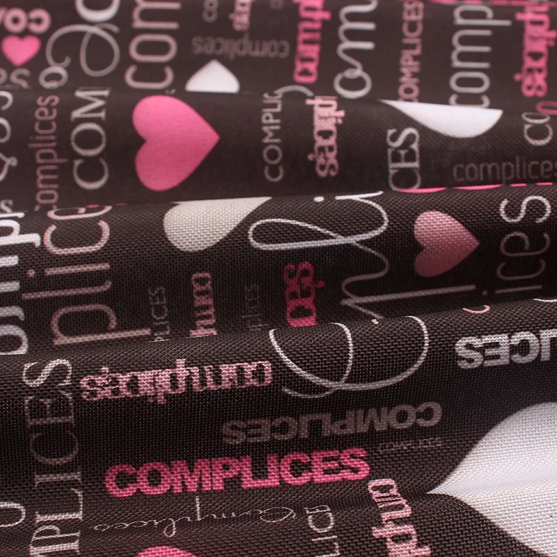 
custom pattern printing 600d polyester oxford fabric for bag series 