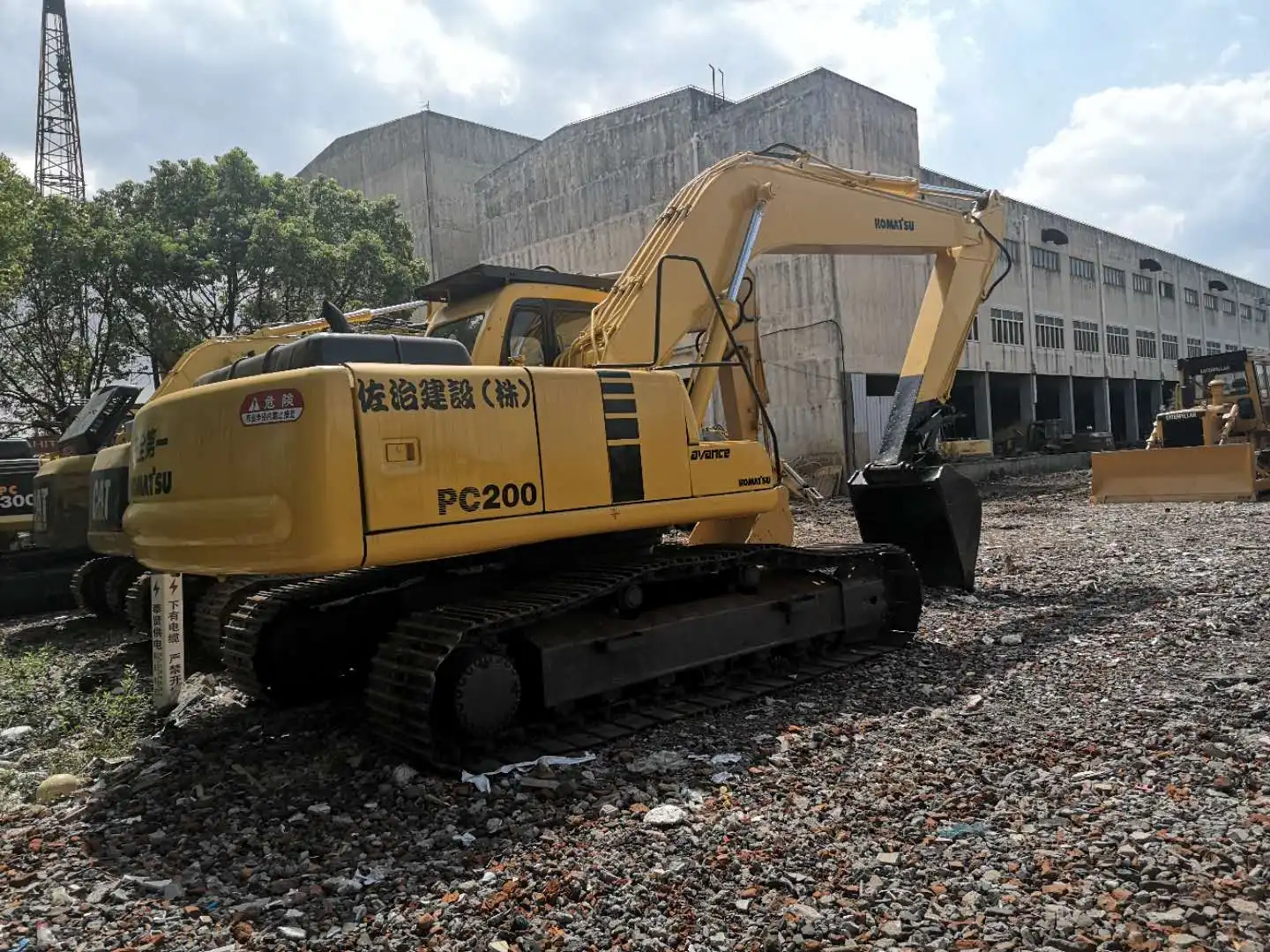 Japan komatsu Used excavator PC200-6 with good condition
