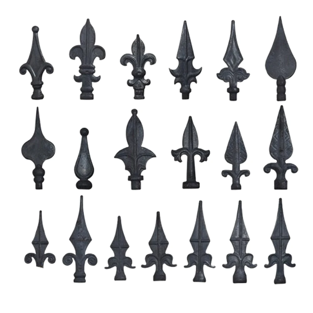 decoration Enclosure Building Terrace Home wrought iron fence gate metal ornaments