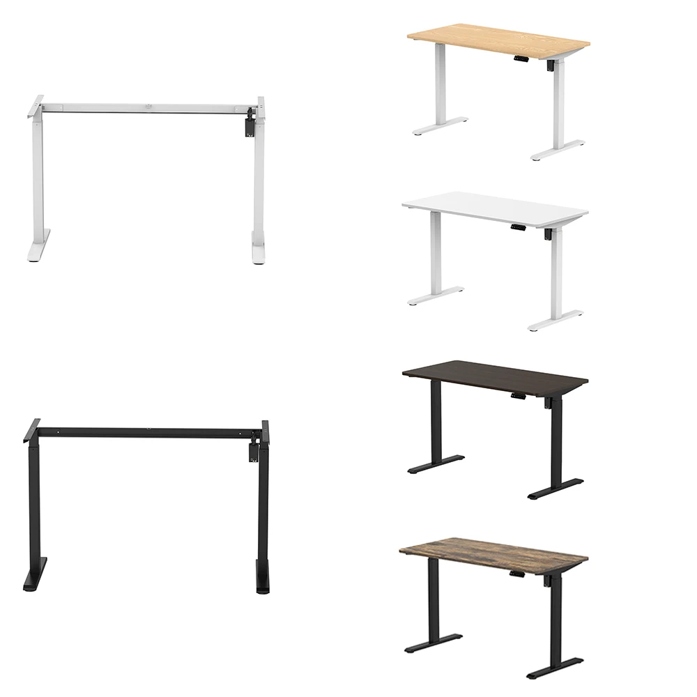 Hot Sell Smart Tables Single Motor Electric Ergonomic Standing Adjustable Height Desk With Control System