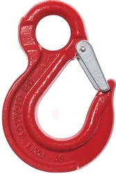 Drop Forged G80 European Type Eye Sling hook with safety latch