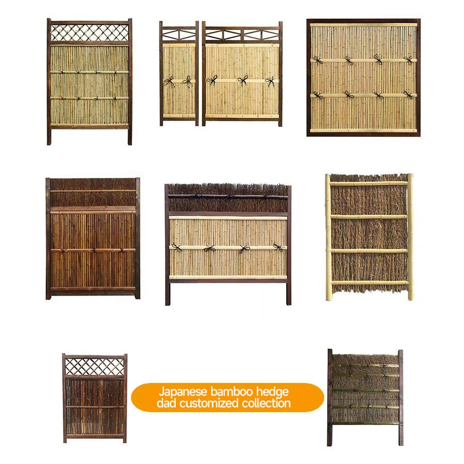 bamboo panals panel garden metal outdoor panels plastic screening 6ft high fence