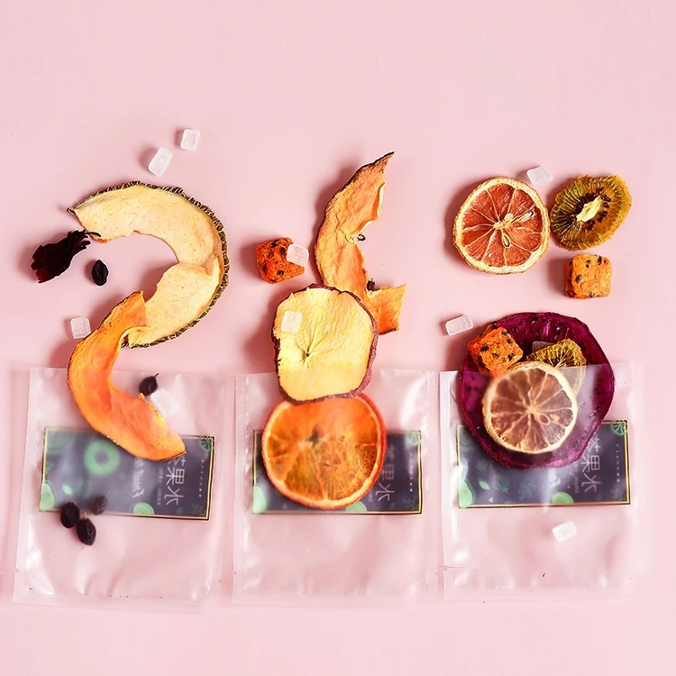 Натуральные сухие фрукты ручной работы, подарочные пакеты, смешанные сухофруктовые ломтики со вкусом Детокс-чая