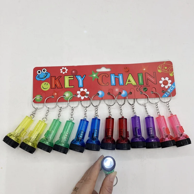 Hot sell Small LED mini key chain novelty flashlight Mini flashlight keychain