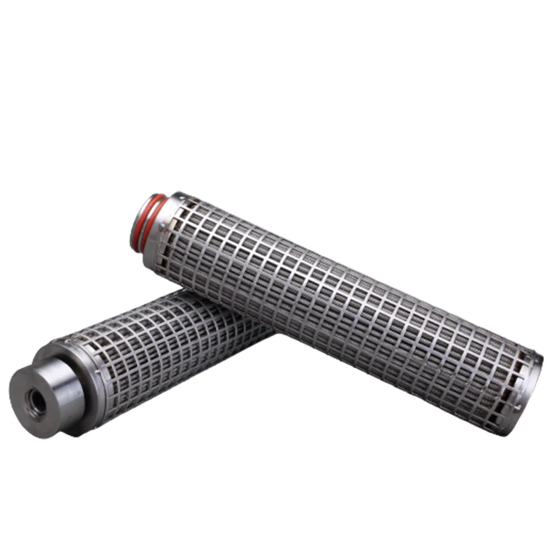 Food grade 5 micro 304 stainless steel mesh pleated juice  filter cartridge