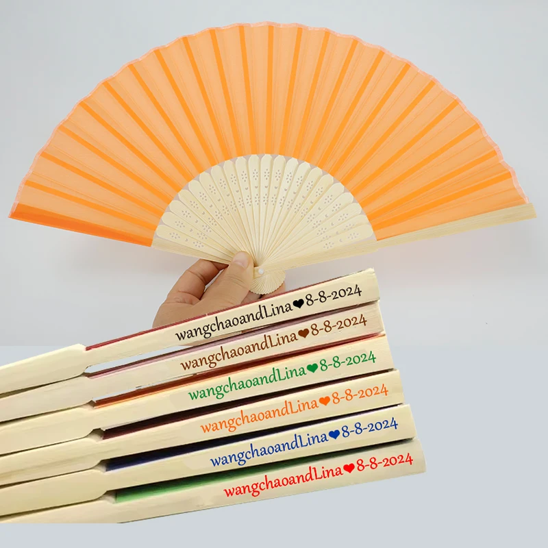 Chinese Hand Fan Elegant Bamboo Crafts for Cooling for Outdoor Activities