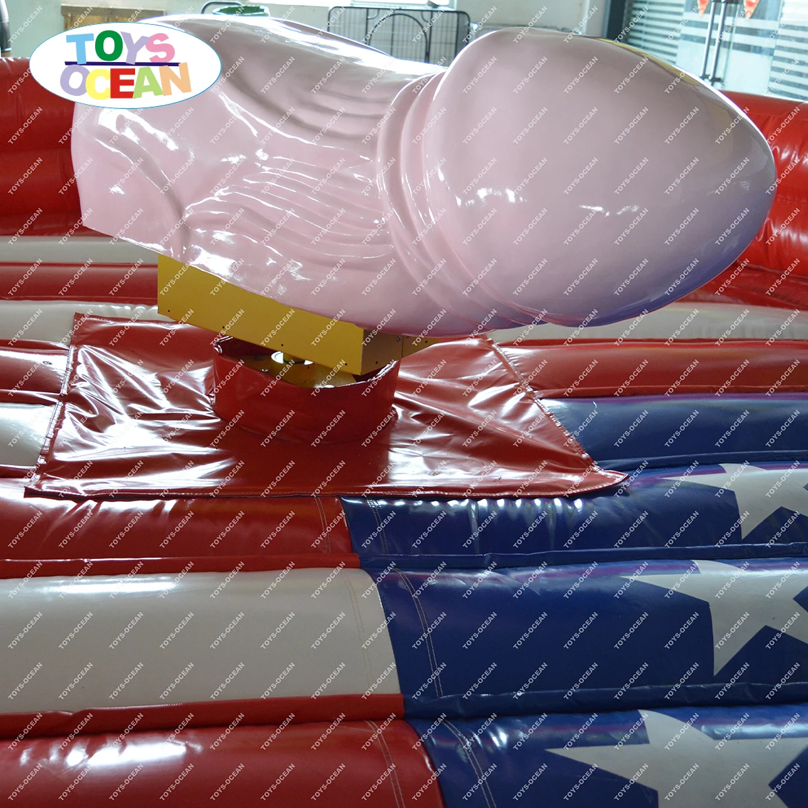 Outdoor Sport Games Mechanical Inflatable Rodeo Bull for Adults