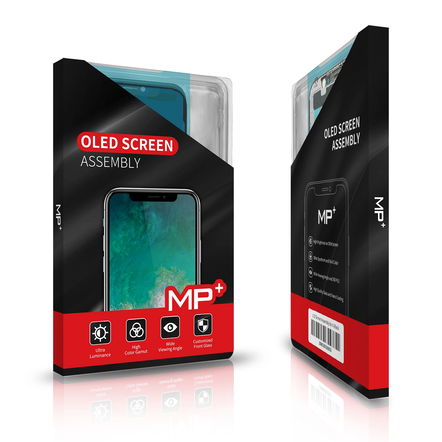  Жесткий OLED-экран для мобильного телефона iphone x сменный ЖК-экран и