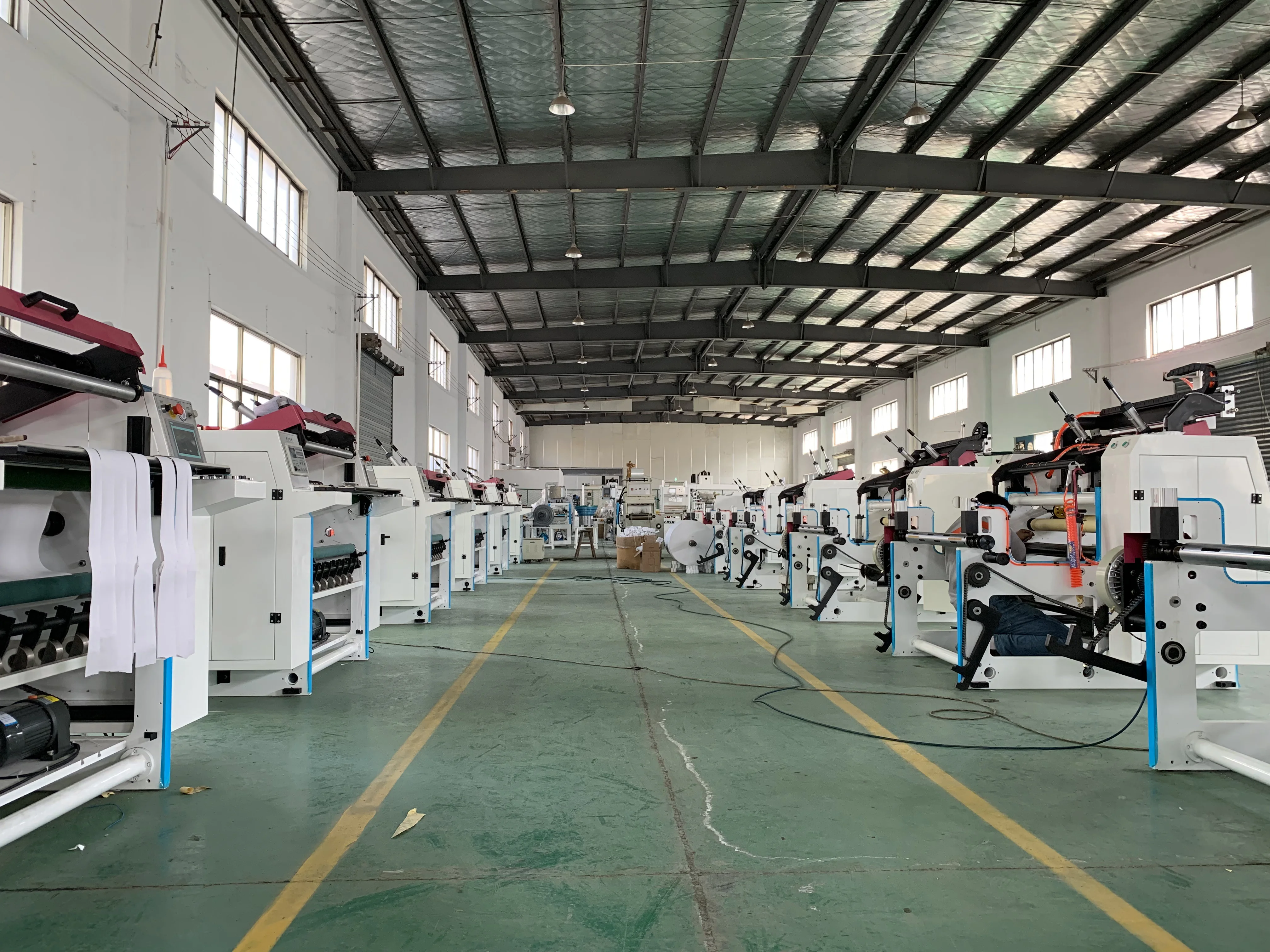 Jota Machinery Industrial Semi-automatic Thermo Paper Unwinder Rewinder