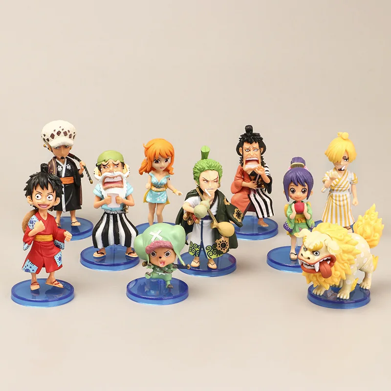 ONE PIECE Action Figure, luffy pvc 3D figure doll, cartoon Vinyl Painting one piece figure toy