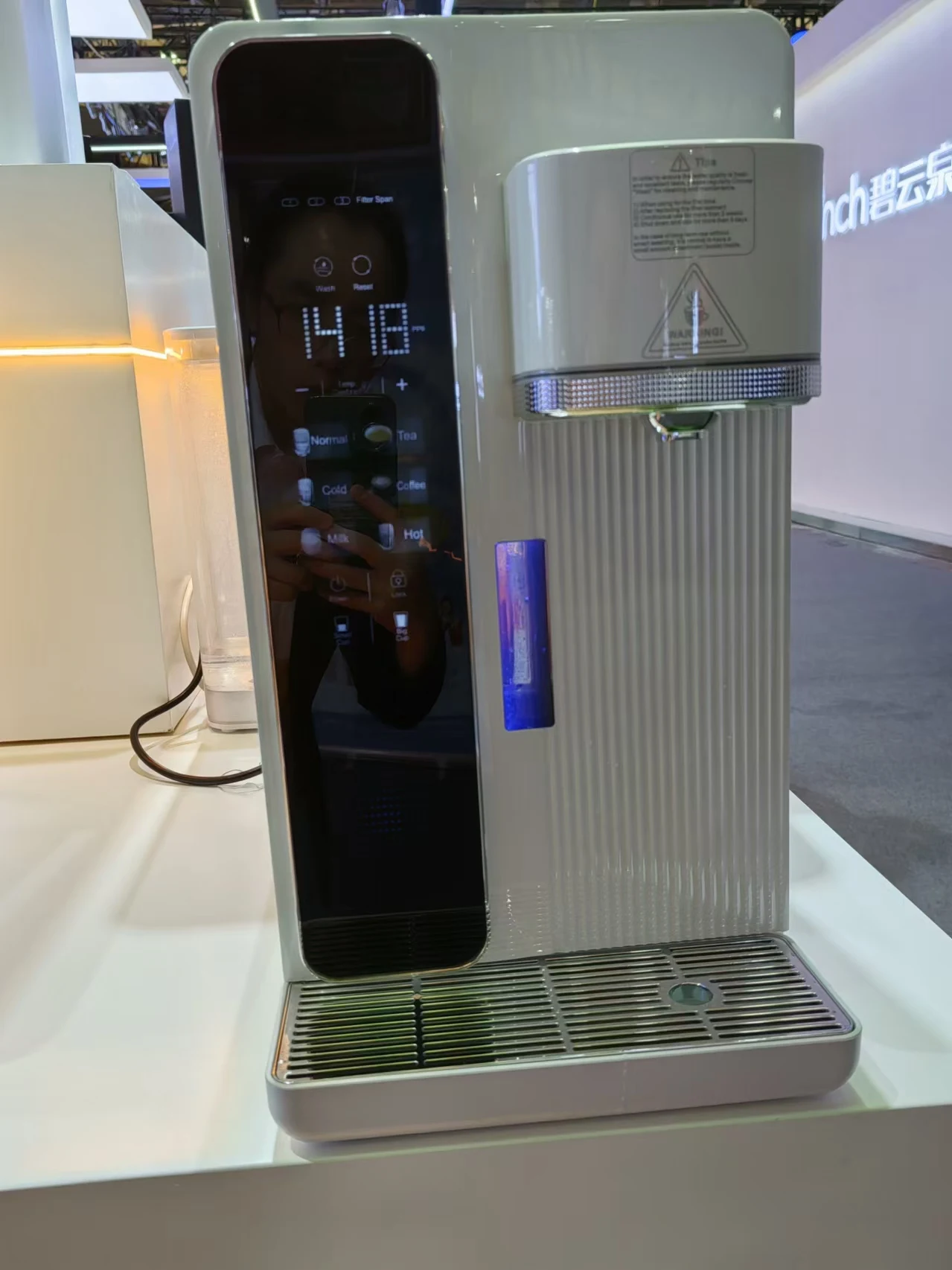 China manufactory customized countertop water purifier machine hot water dispenser osmosis water filter system