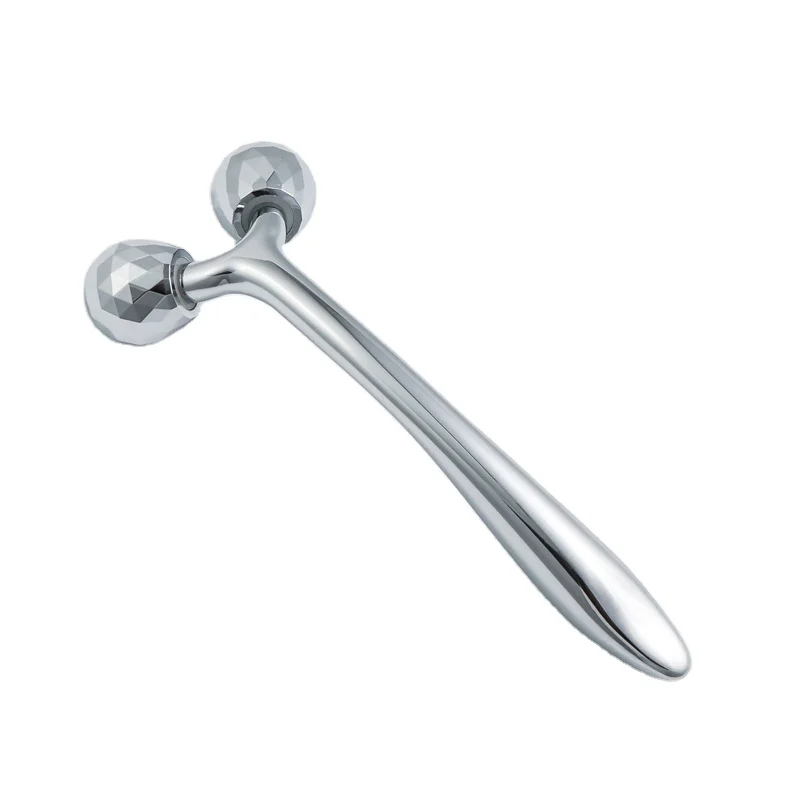 360 degree rotation y shape facial massage roller anti wrinkle chin cheek slim lift up v face 3D facial massager