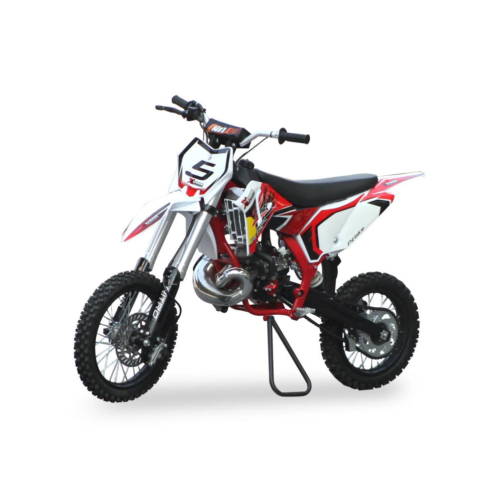 65cc мощный 2-тактный с водяным охлаждением автоматический 14/12 детский гоночный мотоцикл