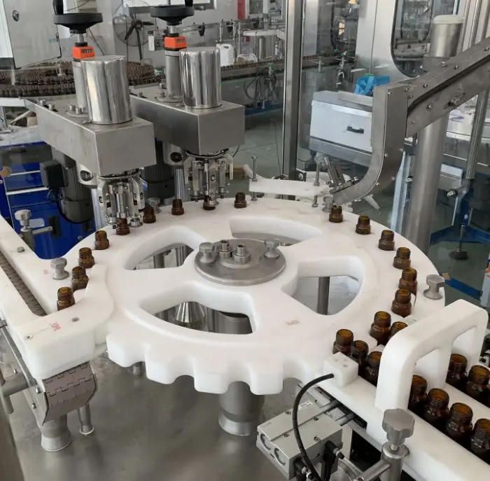 High Capacity Oral Syrup Liquid Filling Capping Machine  Pharmaceutical 200ml PET Bottle Filling Capping Machine Line