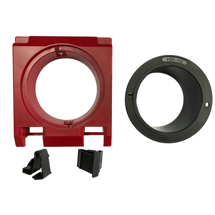 Red Combined HSK100 CNC Plastic Tool Holder