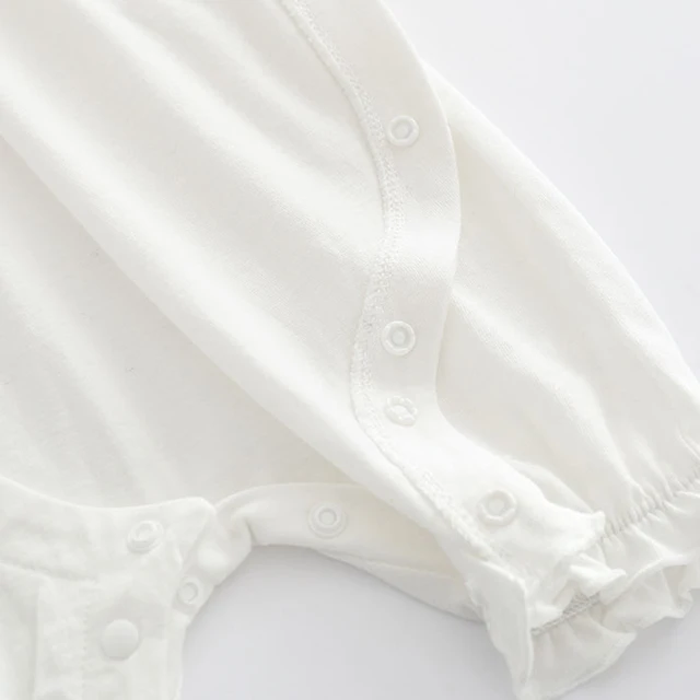 Hot sale summer 100% cotton soft lace princess baby girl romper newborn baby jumpsuit