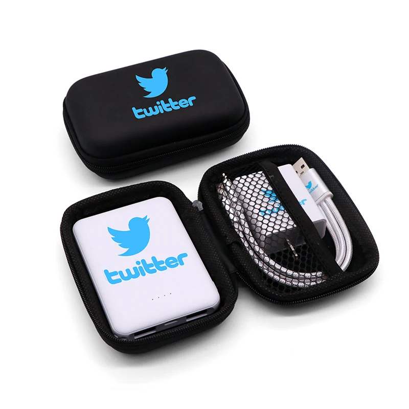 OEM/ODM Factory Custom Logo Mobile phone accessories Promotion Gift Sets Portable Travel Kit including Power Bank Cable Charger