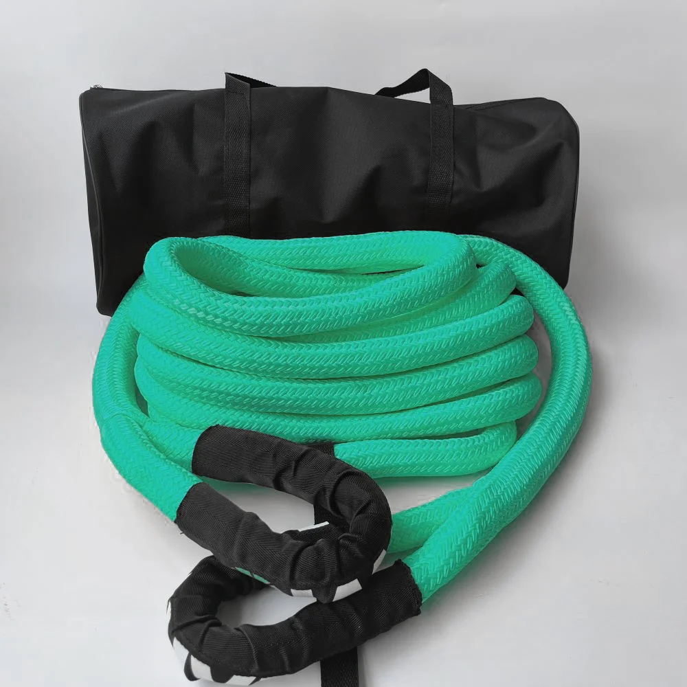 6m 9m Soft Shackle recovery Rope large strength kinetic recovery rope