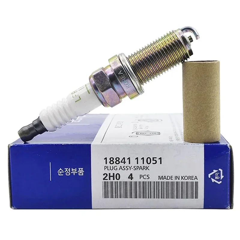 18841-11051 LFR5A11 New Spark Plugs For Hyundai Kia Sorento 11-12 2.4/3.5L Nissan X-Trail T30 Almera 1884111051 LFR5A-11