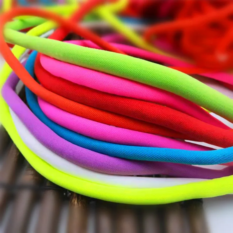 Manufacturers wholesale direct supply of color nylon rope jacquard core round rope bag rope