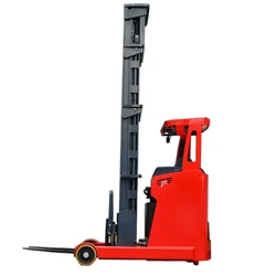 China factory stand up electric reach truck 1.5-2T  with EPS PU tire AC motor wireless camera