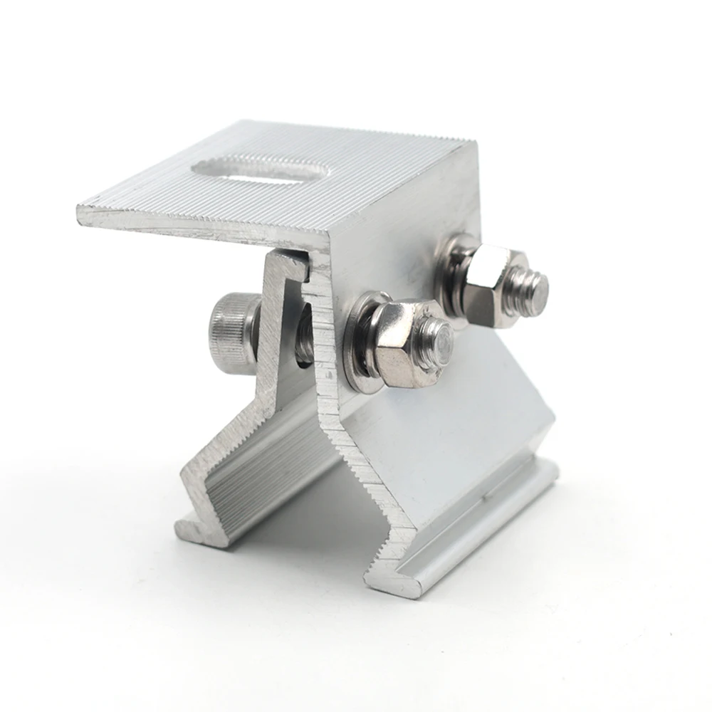 Custom Solar Farm Mounting System Solar Flat Roof Mounting Racking Aluminium Solar Panel Mounting Structure