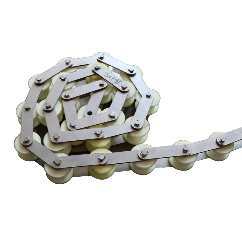 Large Pitch Industrial Transmission Wheel Nylon Roller Hollow Large Spherical Stainless Steel Chain