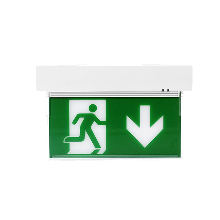 CE Certificate 220V autotest led fire indicator emergency sign exit light