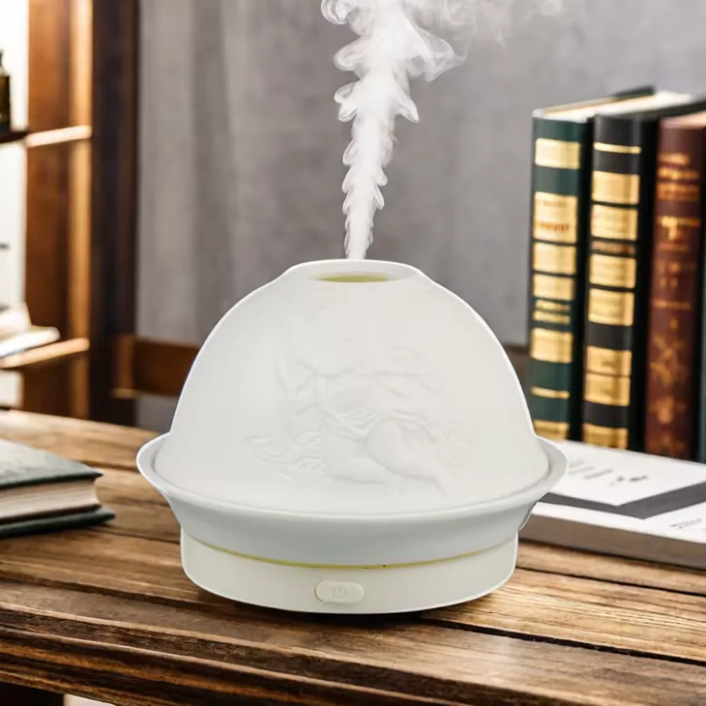 Luxury Fan Diffuser Aromatherapy Ceramic Electric Oil Diffuser Air Fresher