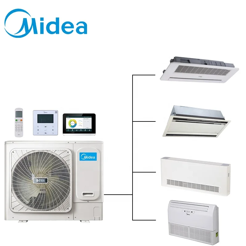 Midea Airconditioner 5hp 14kw Smart Mini Vrf System air Conditioning Inverter Multi Split Ac air Conditioner for Retail Stores
