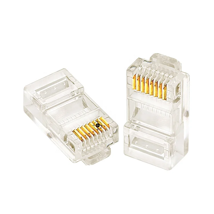 
Прозрачная модульная телефонная вилка utp ftp cat5e amp cat6 8p8c rj45 Прозрачный utp, ftp cat5e amp cat6 8p8c rj45 телефонный модульный разъем