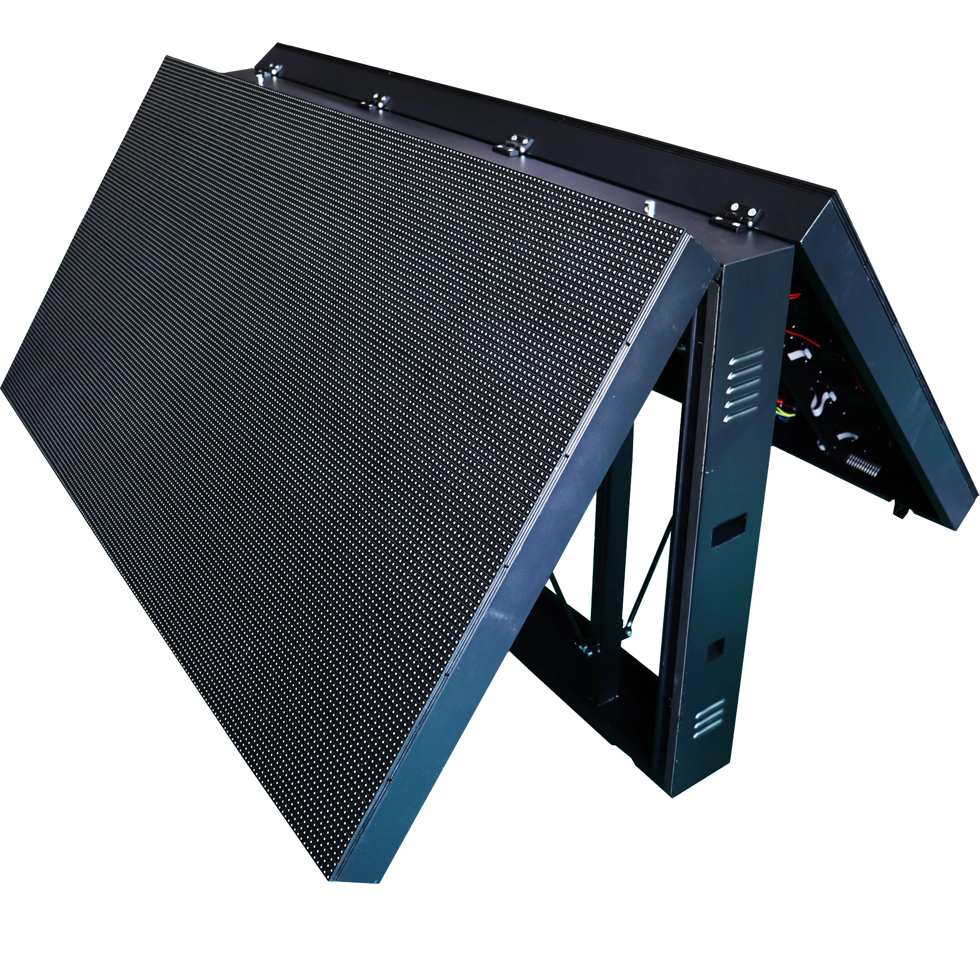 Двухсторонний программируемый текстовый прокручивающийся наружный полноцветный видео двухсторонний СВЕТОДИОДНЫЙ знак P10