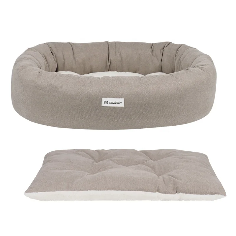 LS peppy, новый дизайн, съемный чехол для собаки, кровать для питомца с двусторонней подушкой, можно использовать отдельно для всех сезонов