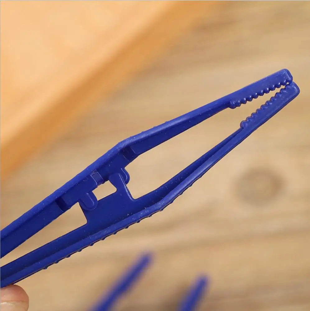 Пищевой одноразовый пластиковый Хирургический пинцет, медицинский пинцет