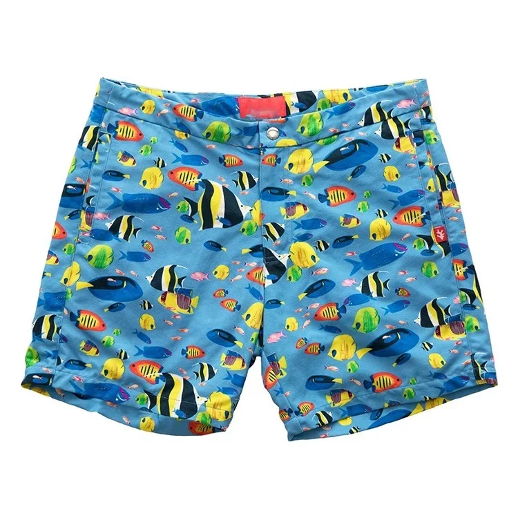 Wholesale Best Quality Board Shorts Swimwear For Men Swim Trunks Wave Printed Boardshorts Custom