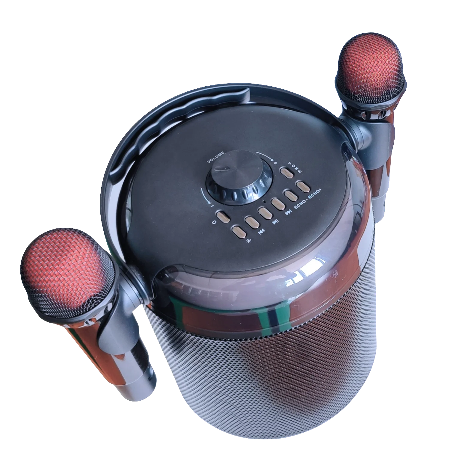 OEM Wireless portable karaoke microphone handheld wireless microphone  with speaker for kid boy and girl adult