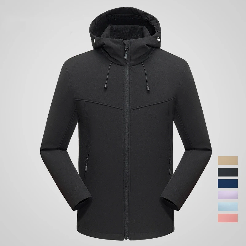 OEM SoftShell Fleece Mountaineering Jackets Windproof Custom Men Outdoor Waterproof Jacket For Women