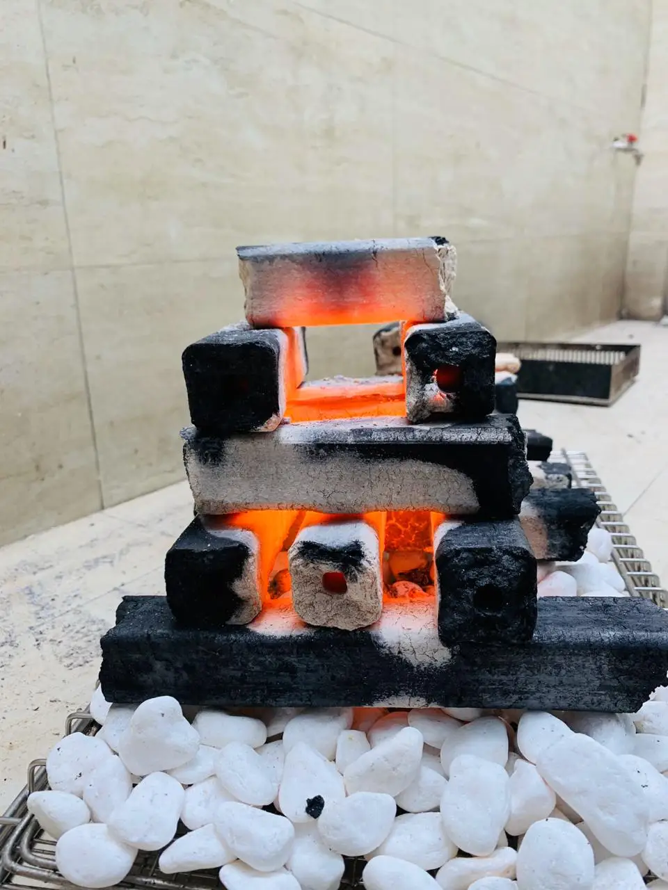 Good price 100%  Hardwood Smokeless Hexagon , Square bbq-grill Sawdust Briquette Charcoal  from Vietnam