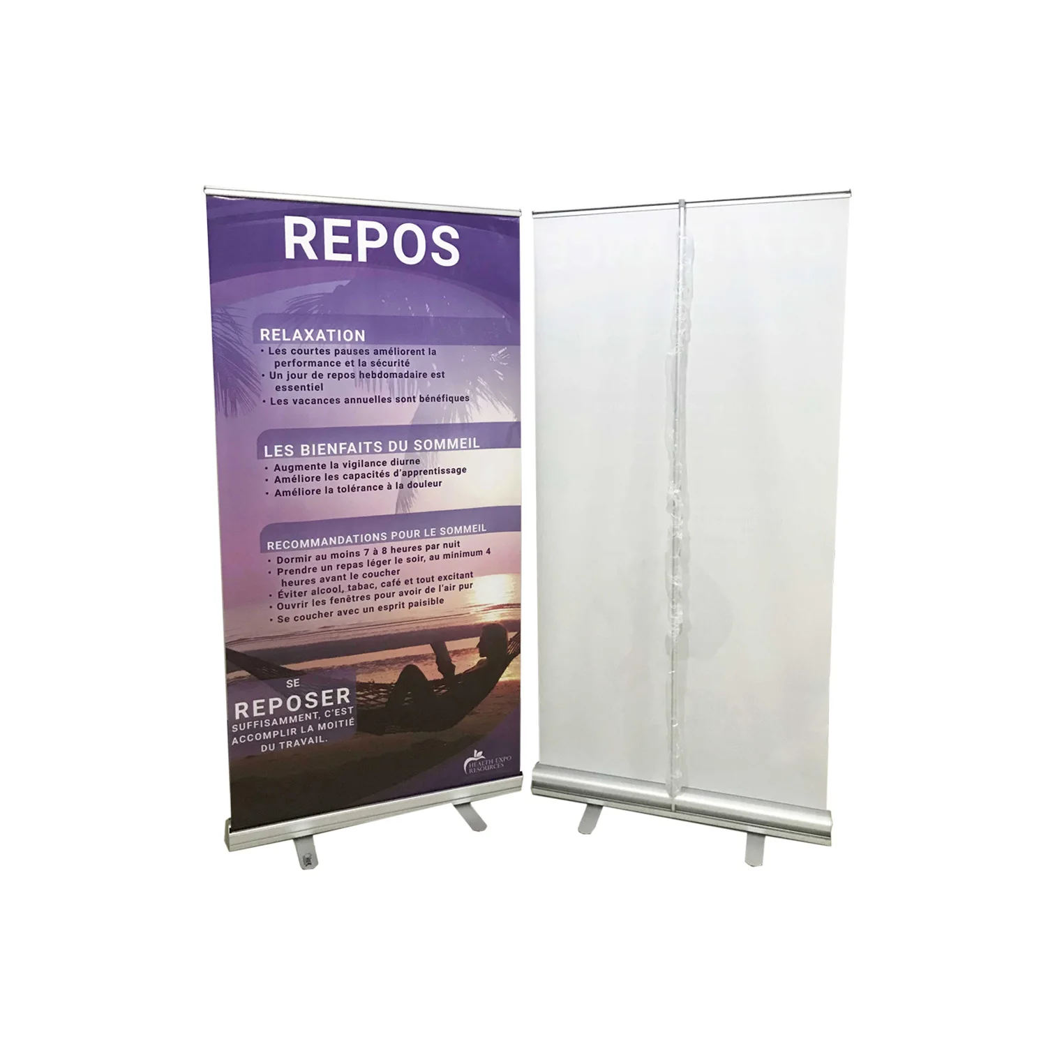Two foots stable display stand poster board roll up banner stand