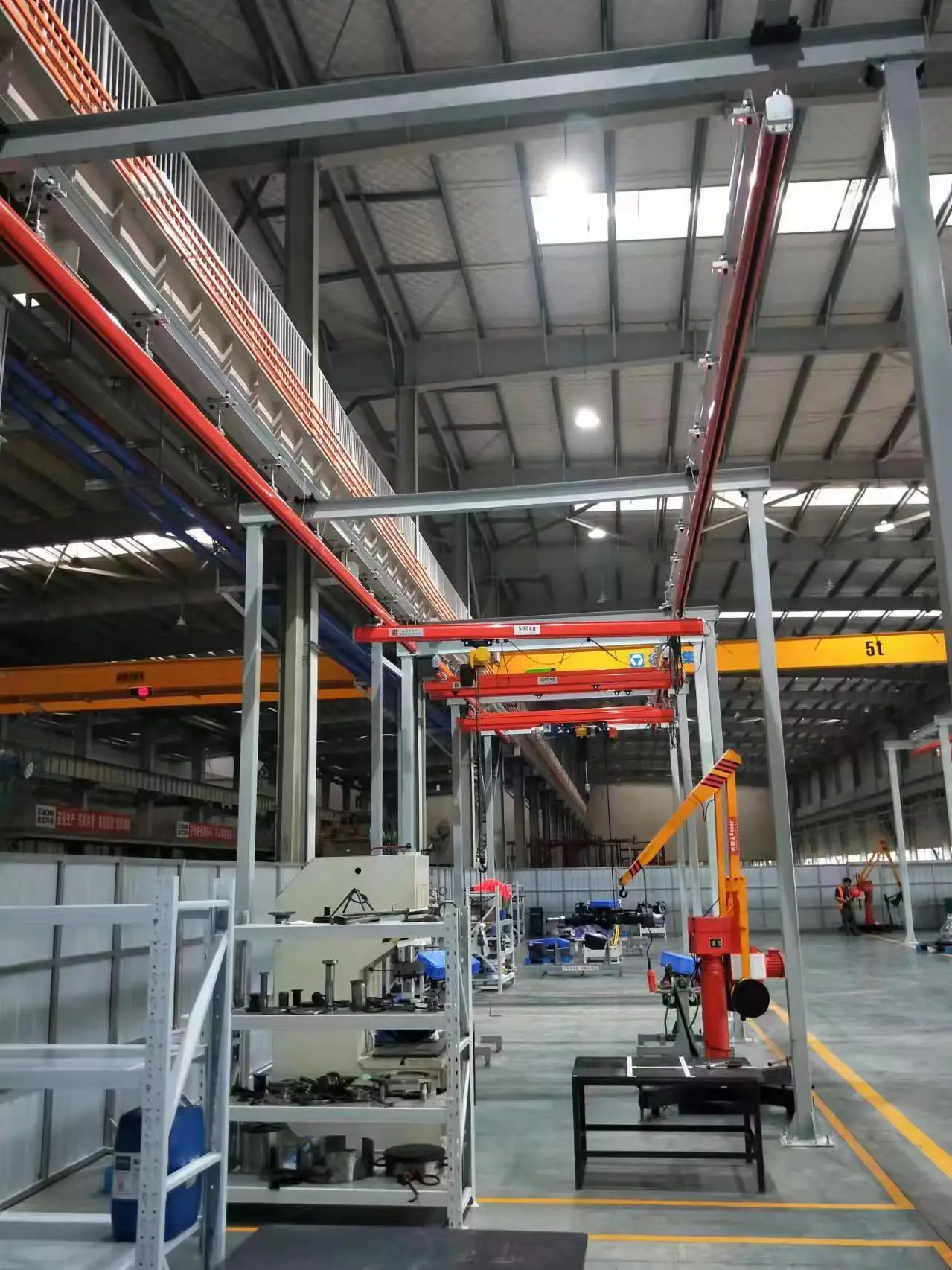 Factory Use Light Modular Crane System European Type Suspension Crane Flexible Forged Steel Welded Crane