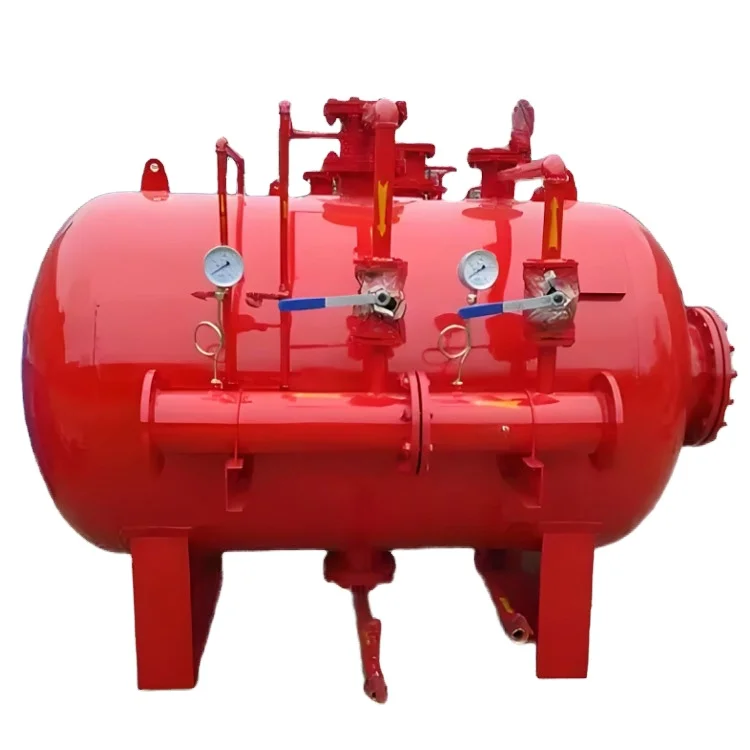 Horizontal Type Fire Suppression System Foam Bladder Tank
