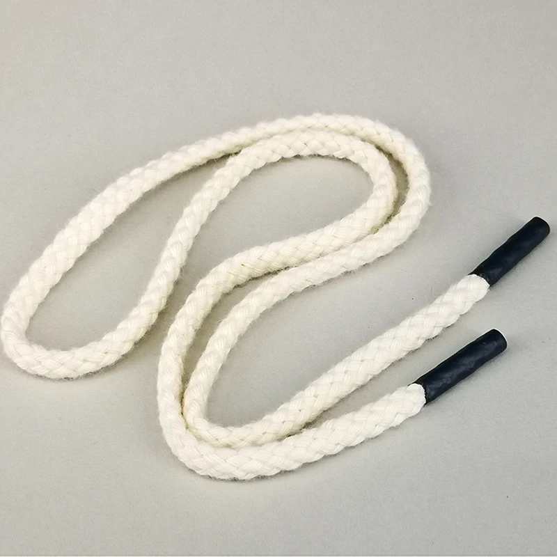 Braided Drawstring Cord Man Garment Lace Fabric Cotton Round Braid Color Nylon Rope