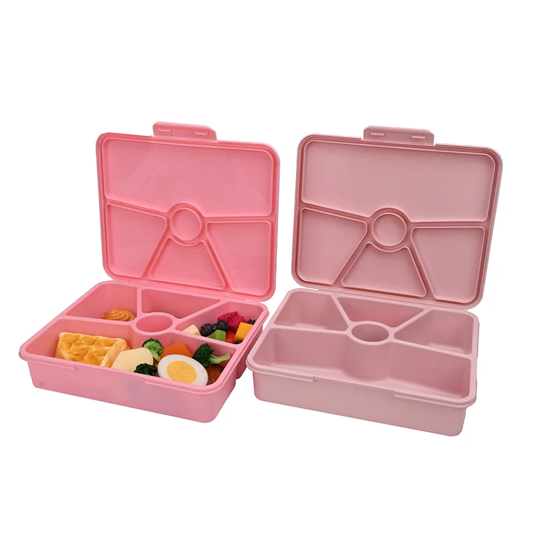 Aohea, цветной портативный розовый Ланч-бокс для детей, безопасный для микроволновой печи