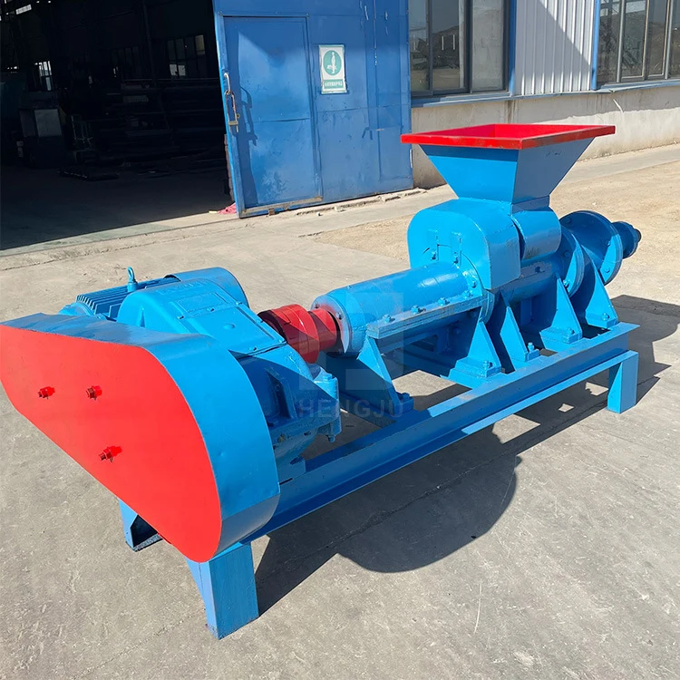 Various Shapes Coal Stick Forming Machine Charcoal Powder Extruder Bar Rod Extruder Machine