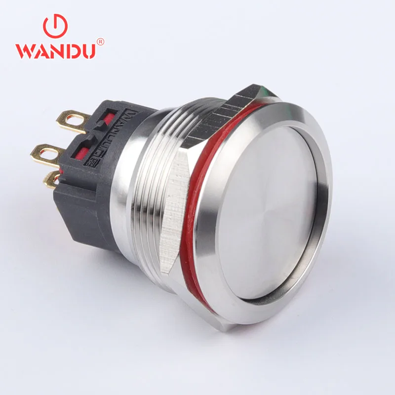 12 мм 16 мм 19 мм 22 мм 25 мм 30 мм круглая Водонепроницаемая Ip67 металлическая кнопка мгновенного фиксации переключателя