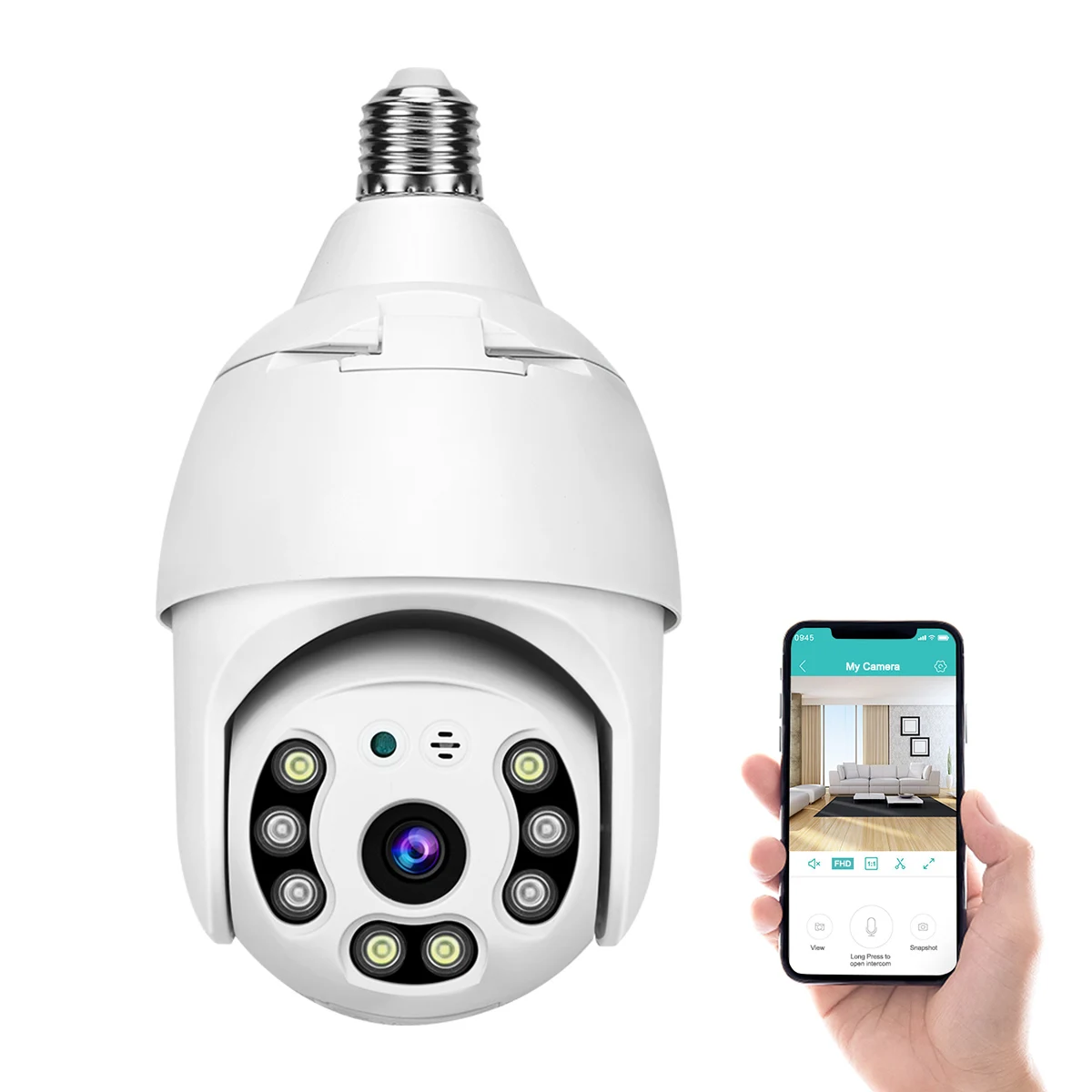 OEM беспроводная камера видеонаблюдения ночного видения Tuya 1080P, широкоугольная ip Wi-Fi камера