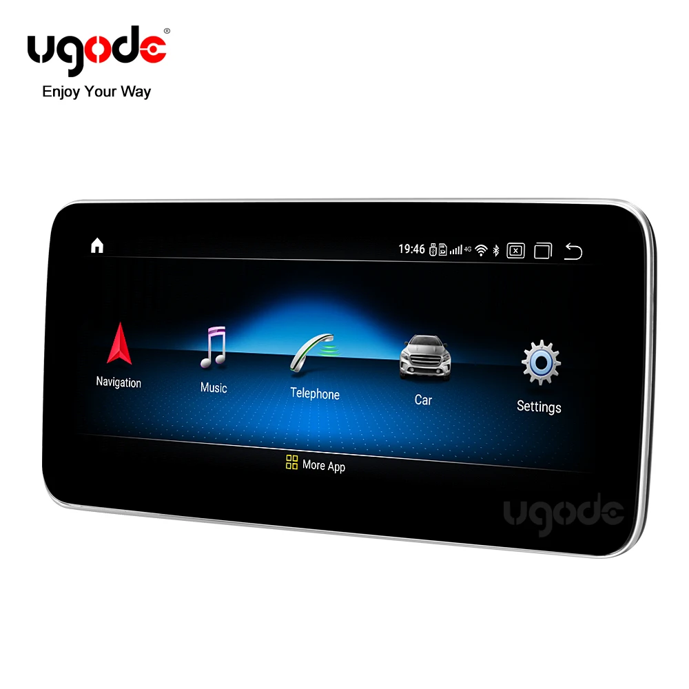 Ugode new product car radio Android 9.0 10.25inch autoradio for new C CLA GLA 2G 32G