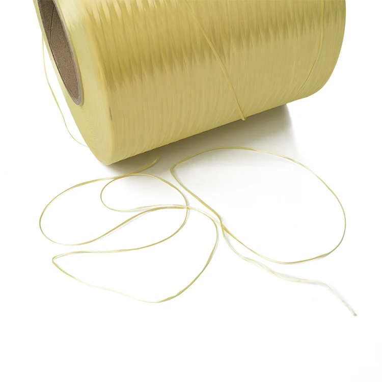 Design best hot sale dyed yellow 1500d precise wire diameter aramid yarn